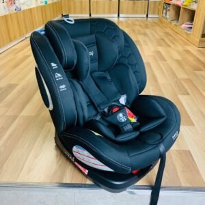 statut confortable siège auto noir burbay