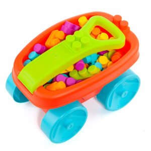 jeu interactif chariot avec 20 blocs