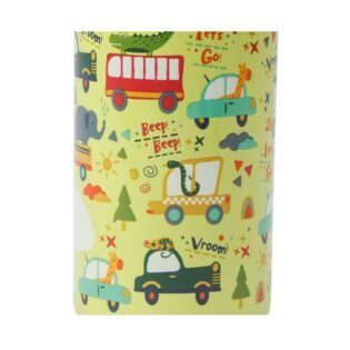 motifs gourde à paille cars green