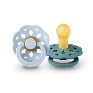 pratique sucette bohème baby blue
