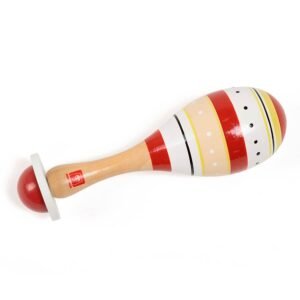 Maracas-en-bois-Eurekakids-2 maracas en bois avec finition lisse