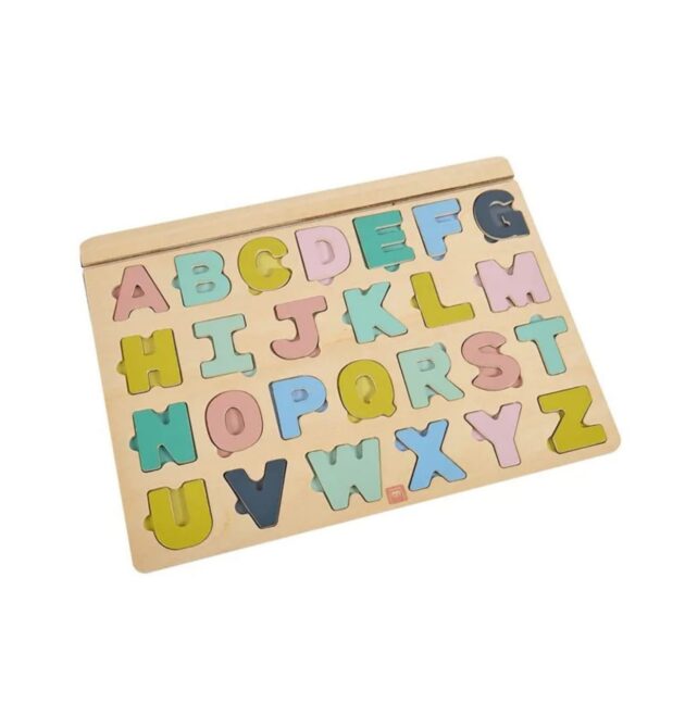 pratique puzzle avec lettres magnétiques