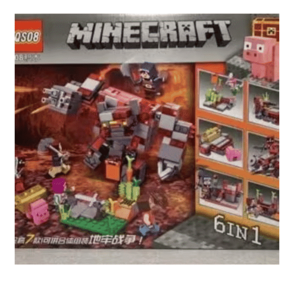 Sans titre (900 x 900 px)(4) Blocs de construction Minecraft - 6 en 1
