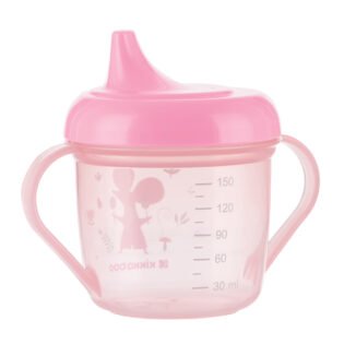 kikkaboo tasse à bec forest rose