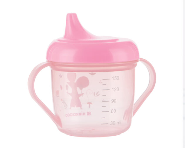 kikkaboo tasse à bec forest rose