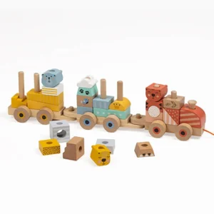 profil train blocs en bois