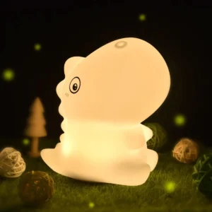 adorable veilleuse en silicone dino