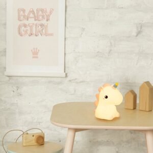 pratique veilleuse en silicone licorne