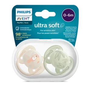 emballage lot de 2 sucettes ultra air scf091/07