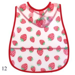 Bavoir-impermeable-pour-bebe-raise-2 confortable bavoir imperméable fraise