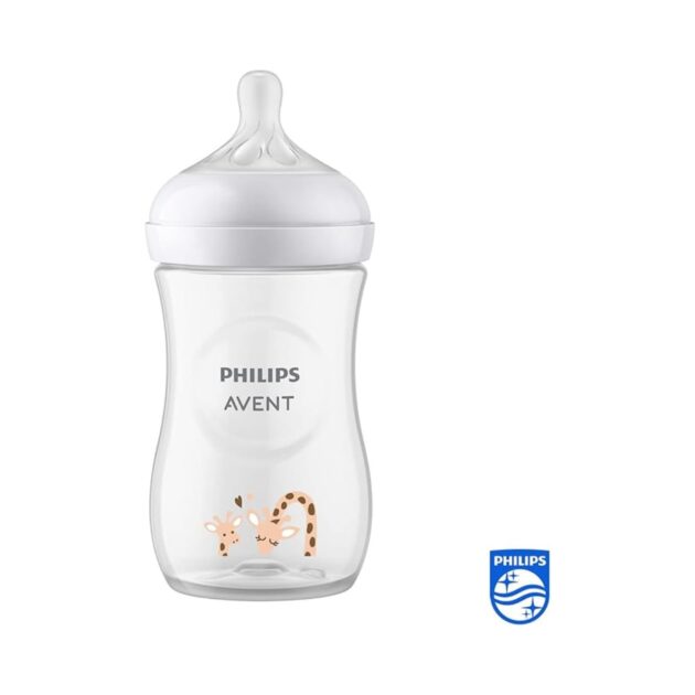 confortable biberon natural girafe