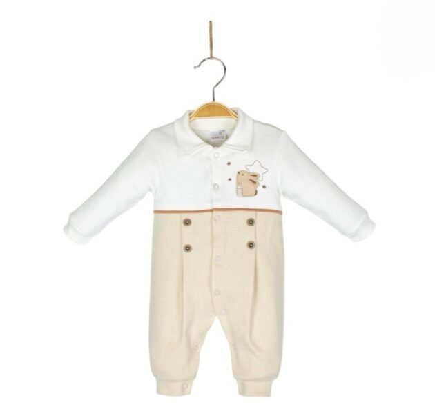 grenouillère douillette beige