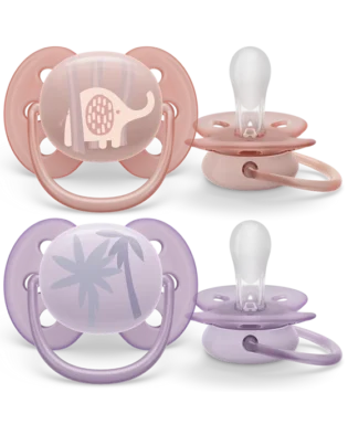 avent sucettes ultra soft girl 2