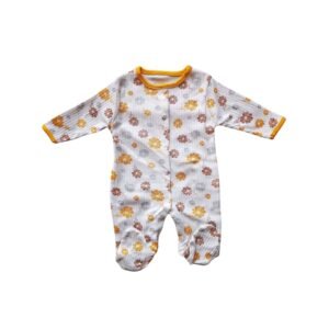 pyjama fleurs jaune