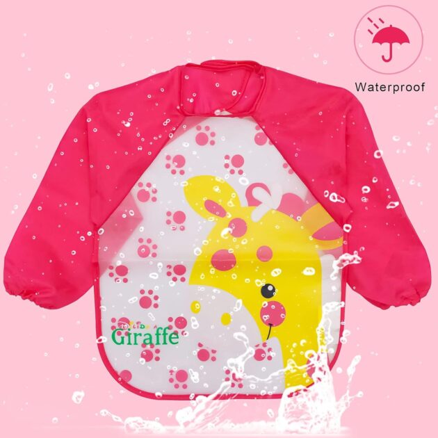 tablier imperméable fraise