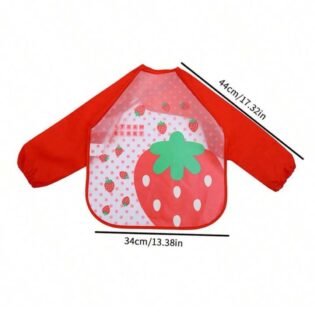 Tablier-pour-enfants-motif-fraise-2 dimensions tablier fraise