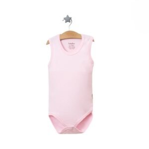 body-sans-manches-en-coton-baby-too-rose pratique body sans manches rose
