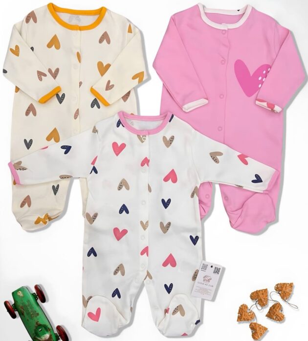 profil pyjama motif cœurs midirik