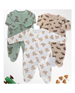 profil pyjama en coton doux animal