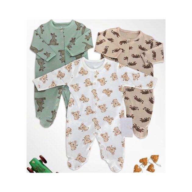 profil pyjama en coton doux animal