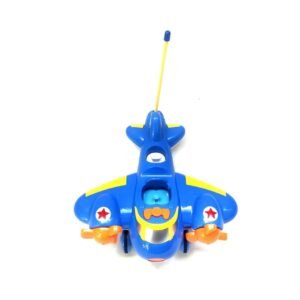 avion cartoon bleu