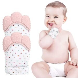 Gant de dentition en silicone
