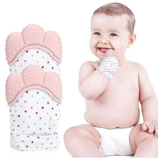 Gant de dentition en silicone