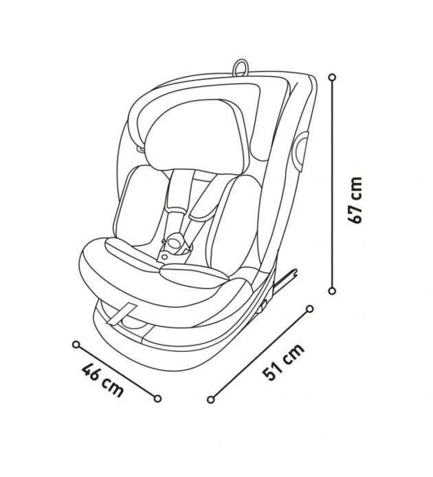 dimensions siège auto austen 2