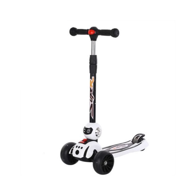 statut trottinette pliable pour enfant blanc