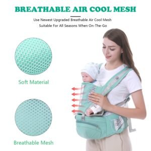 pratique porte-bébé vert