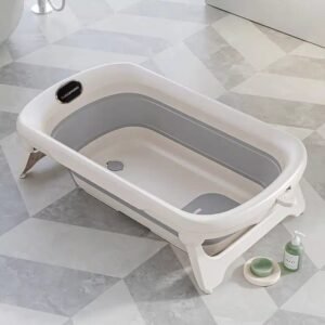 baignoire-pliable-pour-bebe-bm-gri confortable baignoire bm 6015
