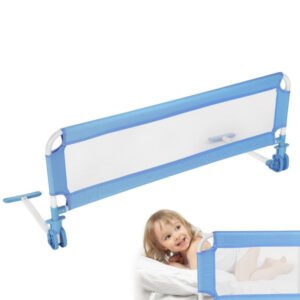 barrière de lit bleu