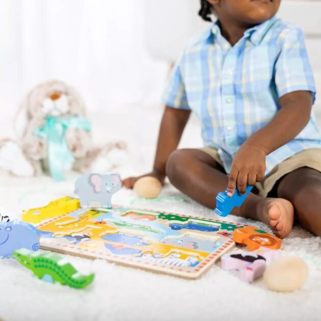 puzzle en bois animaux