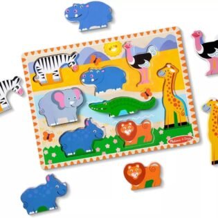 statut puzzle en bois animaux