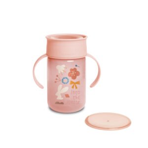 pratique tasse d'apprentissage 360° suavinex pink