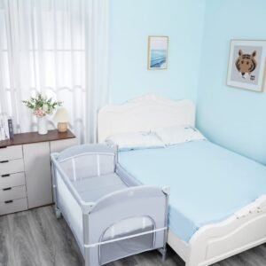 lit-parc-cododo-avec-couffin-cool-baby-2 cool baby lit cododo gris
