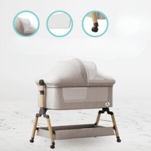 berceau-cododo-avec-moustiquaire-bjj-658-beige-3 berceau confortable beige