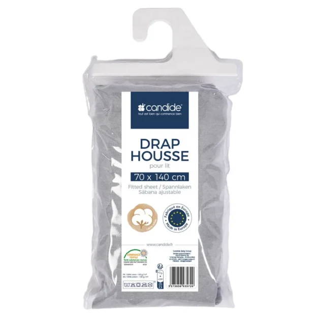 drap-housse-jersey-coton-70x140cm-gris-candide drap housse gris candide