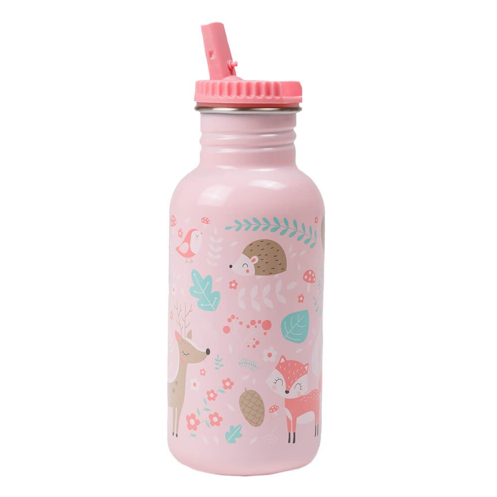 pratique gourde fox pink