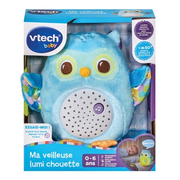 emballage lumi chouette bleu vtech