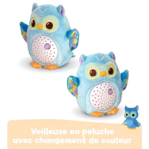 adorable lumi chouette bleu