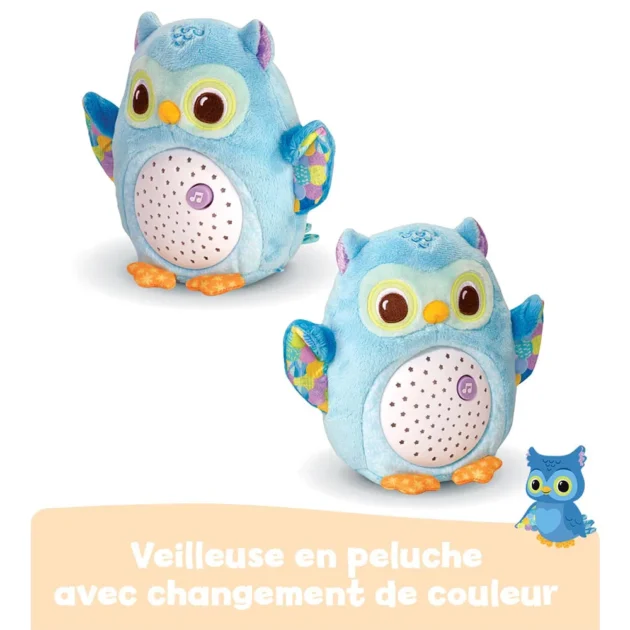 adorable lumi chouette bleu