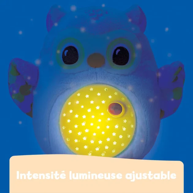 lumi chouette bleu