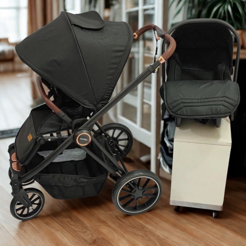 confortable pack poussette AG202 noire