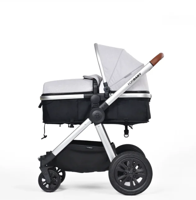 confortable poussette for baby grise
