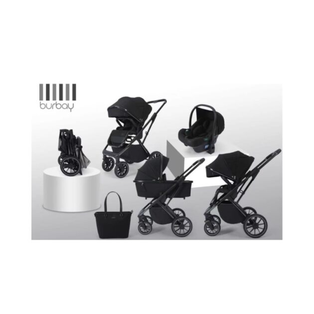 pack poussette E77 noir