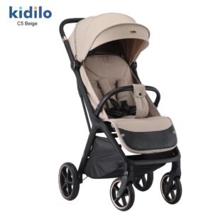 poussette-valise-compacte-c5-kidilo-beige C5 beige