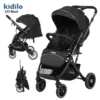poussette-valise-reversible noire -535-kidilo maroc légére et pratique kidilo gobebe maroc