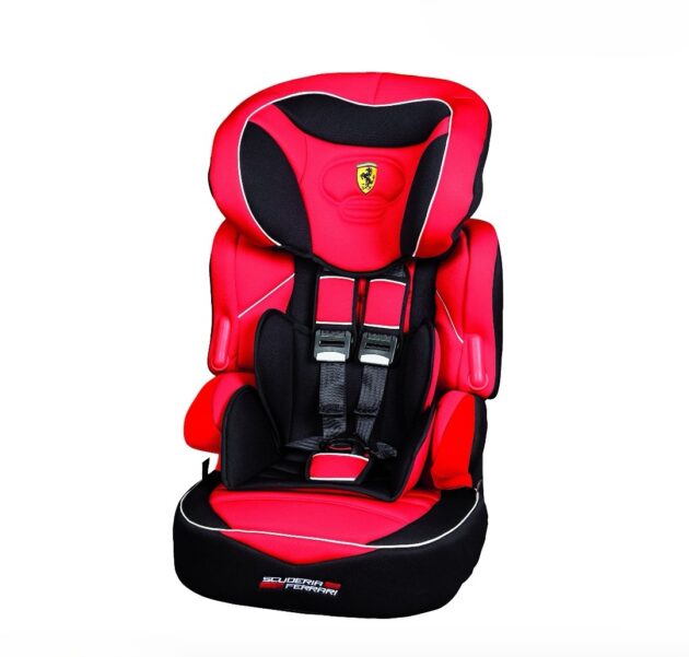 confortable siège auto rosso ferrari