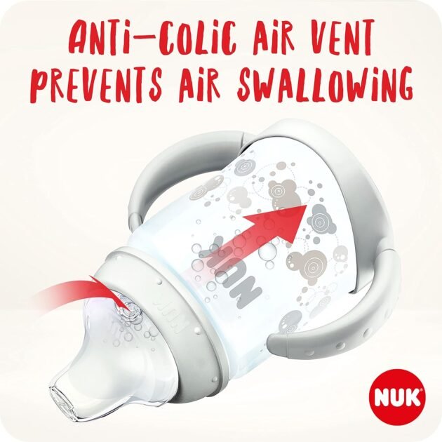 Tasse d'apprentissage à Bec Verseur en Silicone Antifuite - NUK